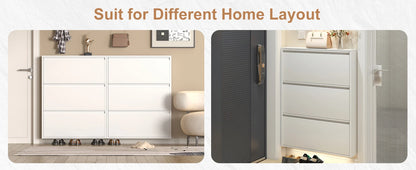 Slim Shoe Cabinets for Entryway